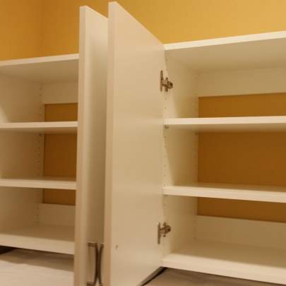 Laundry cabinets